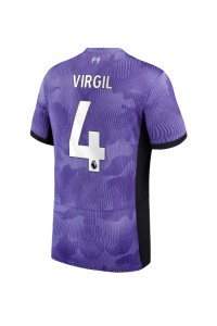 Liverpool Virgil van Dijk #4 Fotballdrakt Tredje Klær 2023-24 Korte ermer